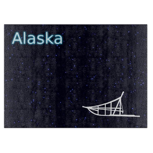 犬ぞり カッティングボード (正面)