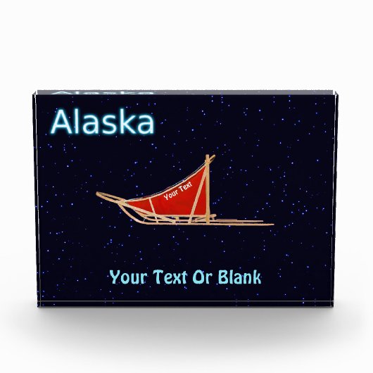 犬ぞり – カナダ フォトブロック (正面)