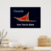 犬ぞり – カナダ ポスター (キッチン)