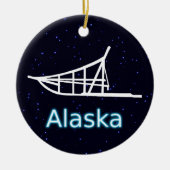 犬ぞり セラミックオーナメント (正面)