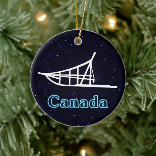 犬ぞり セラミックオーナメント (ツリー)