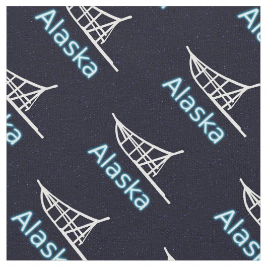 犬ぞり ファブリック (クローズアップ)