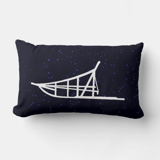 犬ぞり ランバークッション (正面)