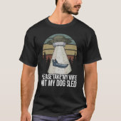 犬ぞり Tシャツ (正面)
