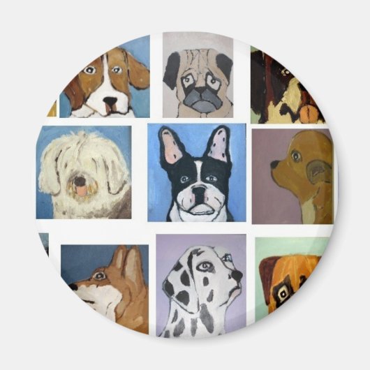 犬たちエリック・ギンズバーグ マグネット (正面)