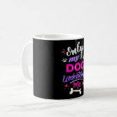 犬だけが私をわかってくれる コーヒーマグカップ (正面左)