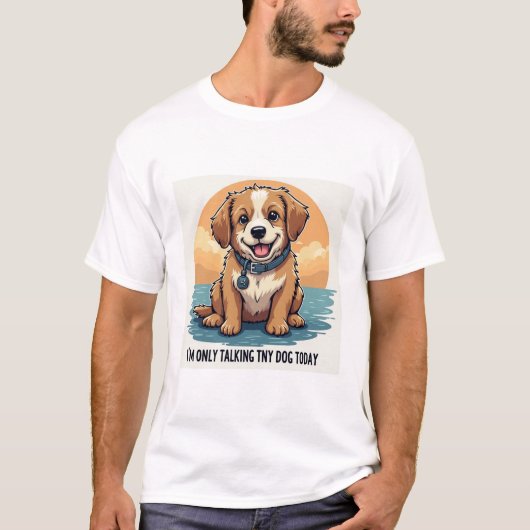 犬だけの雰囲気 Tシャツ (正面)
