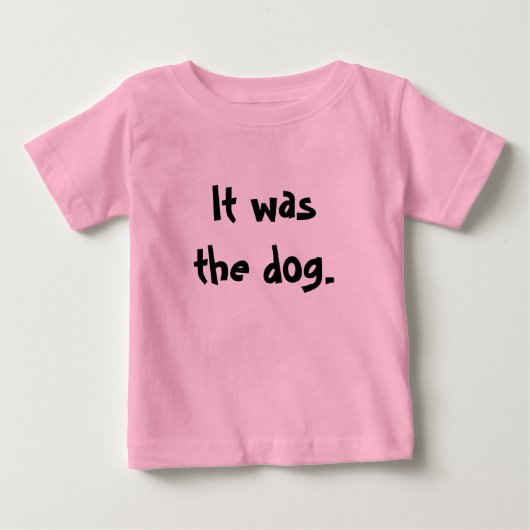 犬だった。 ベビーTシャツ (正面)
