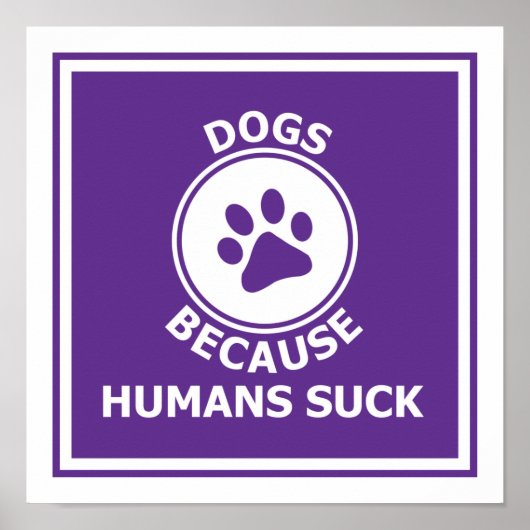 犬だって人間吸 ポスター (正面)