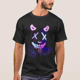 犬っぽいブラックライオン Tシャツ