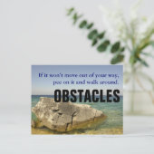 犬であること:障害があなたの道を妨げるのを許してはいけない ポストカード (スタンド正面)