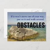 犬であること:障害があなたの道を妨げるのを許してはいけない ポストカード (正面/裏面)