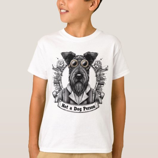 犬ではない人02 Tシャツ (正面)
