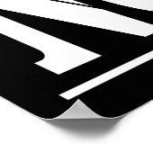 犬ではない愚かな人のポスターを禁止する ポスター (角)