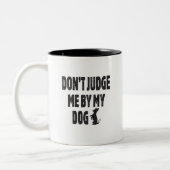 犬で判断するな ツートーンマグカップ (左)