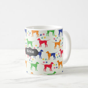 犬といいぬの足跡 コーヒーマグカップ