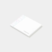 犬とかわいい柄 ポストイット (アングル)