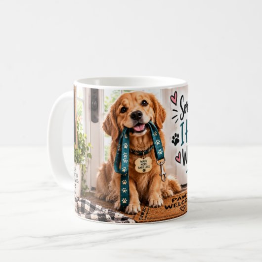 犬との予定 マグカップ (正面左)