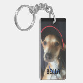 犬との旅行- keychain キーホルダー (正面左)