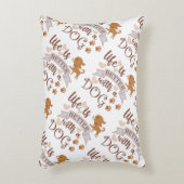 犬との生活が良い引用文おもしろいchihuahua アクセントクッション (正面(垂直))