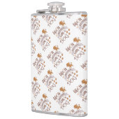 犬との生活が良い引用文おもしろいchihuahua フラスク (左)