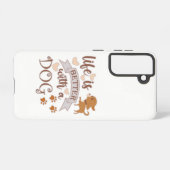 犬との生活が良い引用文おもしろいchihuahua samsung galaxyケース (裏面横)