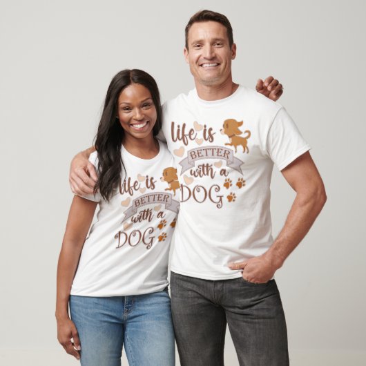 犬との生活が良い引用文おもしろいchihuahua tシャツ (ユニセックス)