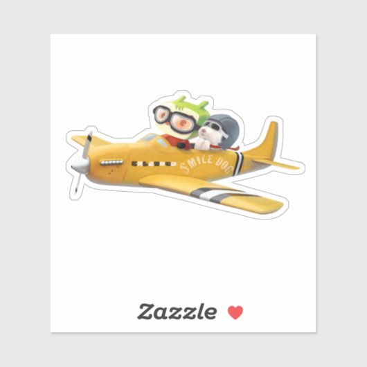 犬との飛行冒険 シール (シート)