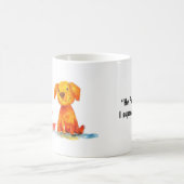 犬とアヒルのキャラクターイラスト コーヒーマグカップ (中央)