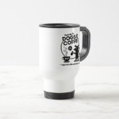 犬とコーヒーで走り回る トラベルマグ (正面右)