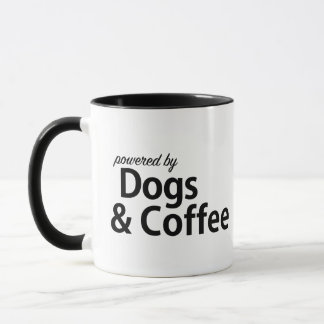 犬とコーヒーに支えられて マグカップ