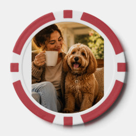 犬とコーヒー ポーカーチップ