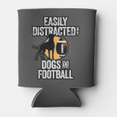 犬とサッカーに気を取られやすい 缶クーラー (正面)