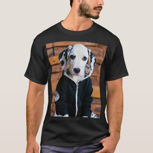 犬とシャツ Tシャツ (正面)