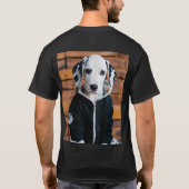 犬とシャツ Tシャツ (裏面)