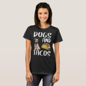 犬とタコスのスカイテリアのメキシコ料理 Tシャツ (正面フル)
