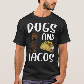 犬とタコスボイキンスパニエル犬メキシコ料理 Tシャツ