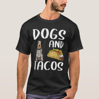 犬とタコス標準シュナウツァーメキシコ食品 Tシャツ