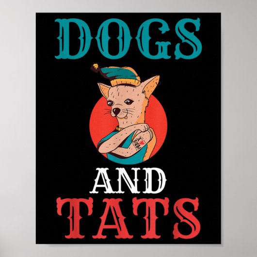 犬とタッツインクタトゥー恋人 ポスター (正面)