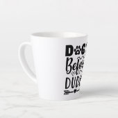 犬とダデス カフェラテマグ (左アングル)