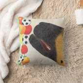 犬とトマトの枕 クッション (ブランケット)