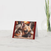 犬とハムスターのバレンタインカード シーズンカード (正面)