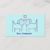 犬とハート 名刺 (裏面)