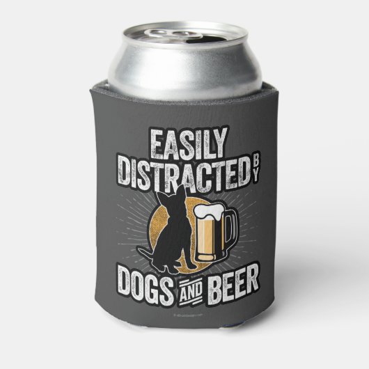 犬とビールクーラーに簡単に気を取られる 缶クーラー (缶裏面)