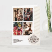 犬とペイジ家族クリスマスカード シーズンカード (正面)