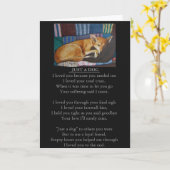 犬とペットの悔やみや弔慰オリジナルの歌札 カード (黄色い花)