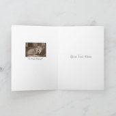 犬とペットの悔やみや弔慰オリジナル詩カード カード (内部)