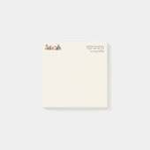 犬とペット犬の歩く ポストイット (正面)