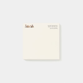 犬とペット犬の歩く ポストイット