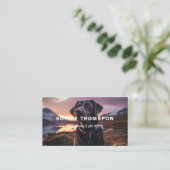 犬とペット犬の歩く 名刺 (スタンド正面)